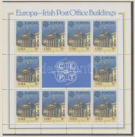 Europa CEPT Postal institutions mini sheet set, Europa CEPT Postai intézmények kisív sor