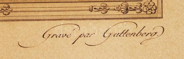 cca 1786-1900 A vértesek vezérezredese. Színezett litográfia, Jean-Baptiste Isabey és Charles Percie...