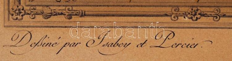 cca 1786-1900 A dragonyosok vezérezredese. Színezett litográfia, Jean-Baptiste Isabey és Charles Per...