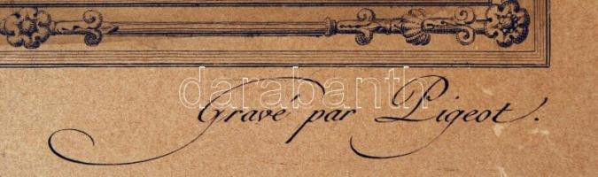 cca 1786-1900 A dragonyosok vezérezredese. Színezett litográfia, Jean-Baptiste Isabey és Charles Per...