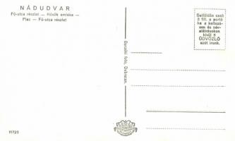 Nádudvar, Fő utca, hősi emlékmű, Papp testvérek vegyeskereskedése