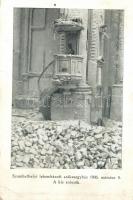 1945 Szombathely, Lebombázott székesegyház - 3 db használatlan képeslap