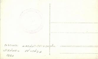 1920 Pozsony, Árvíz - Magántisztviselők körének pályája - 2 db képeslap / office bearers' sport...