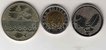 1985-2002. 20Ft + 100Ft "FAO IV" sor + 100Ft "Kossuth" T:BU