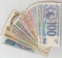 Oroszország 1992-1993. 100R (5x) + 200R (5x) + 500R (5x) + 1000R (4x) + 5000R T:vegyes Russia 1992-1993. 100 Rubles (5x) + 200 Rubles (5x) + 500 Rubles (5x) + 1000 Rubles (4x) + 5000 Rubles C:mixed Krause 254,255,256,257,252