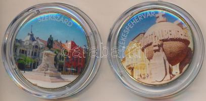 DN "Szekszárd" + "Székesfehérvár" (2x) multicolor emlékérme sorozat 200Ft CuNi T...
