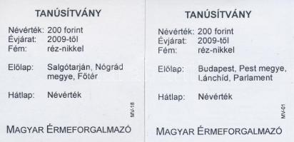 DN "Budapest" + "Salgótarján" (2x) multicolor emlékérme sorozat 200Ft CuNi T:2