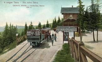 Tátra, Csorba-tó, vasútállomás / railway station (Rb)