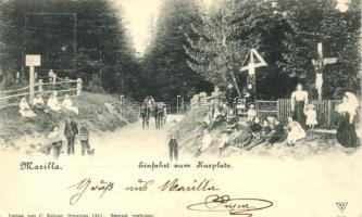 Marilla, Bejárat a gyógyfürdőbe / Einfahrt zum Kurplatz (EK)