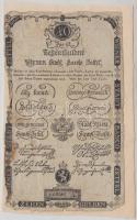 1806. 10G vízjellel, a bankjegy egy része kartonra van ragasztva T:III-
