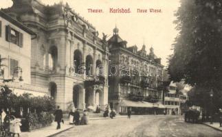Karlovy Vary, Karlsbad - 3 unused town-view postcards