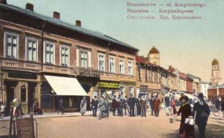 Ivano-Frankivsk, Stanislawów; Ul. Karpinskiego; nakl. E. Schreiera / Karpinski street