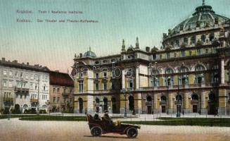 Kraków - 3 unused pre-1945 tovn-view postcards