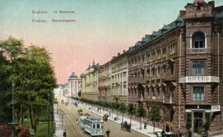 Kraków - 3 unused pre-1945 tovn-view postcards