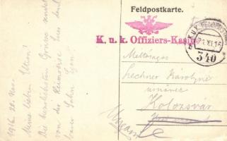 1916 Kovel, Kowel; K.u.K. Offiziers-Kasino / officers casino, photo (Rb)