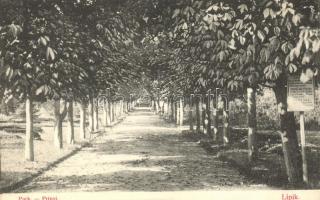 Lipik, Privoj / Park promenade; Verlag Arnold Drucker