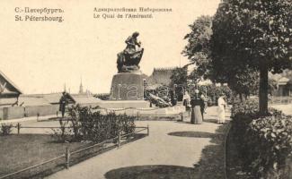 Saint Petersbourg, Le Quai de l'Amirauté / quay