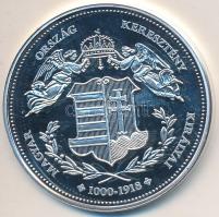 DN "Magyarország Keresztény Királyai / I. "Katolikus" András 1046-1060" Ag emlékérem (20,2g/0.333/38,36mm) T:PP