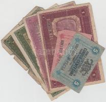 Olaszország/Velence/osztrák-magyar megszállás 1918. 5c + 50c + 1L (2x) + 2L (2x) T:vegyes Italy/Venice/Austro-Hungarian occupation 1918. 5 Centesimi + 50 Centesimi + 1 Lira (2x) + 2 Lire (2x) C:mixed Krause M1,M3,M4,M5