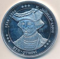 DN "Magyarország Keresztény Királyai / II. "Jagelló" Lajos 1516-1526" Ag emlékér...