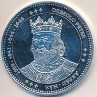 DN "Magyarország Keresztény Királyai / Orseolo Péter 1033-1041, 1044-1046" Ag emlékérem (2...