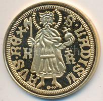 DN "Magyar aranypénzek utánveretben - I. Albert aranyforint" aranyozott Ag emlékérem (5.5g...