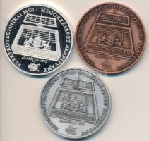 2006. "Király Árpád Emlékérem / Elektrotechnikai Múlt Megőrzéséért Alapítvány" (3x) ezüstö...