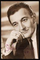 Sinkovits Imre (1928-2001): színművész aláírt fotója. Szipál fotó. Pecséttel jelzett 9x13 cm