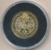 DN "Magyar aranypénzek utánveretben - II. Ferdinánd 10 dukát" aranyozott Ag emlékérem (5.5...