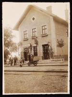 cca 1930 Tiszadada vasútállomás / railway station 9x12 cm