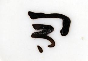 Kínai kézzel festett porcelán kávés készlet, 5 db csészével, 5 db csészealjjal, tejkiöntővel, cukort...