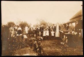 1921 Szüret Nagykátán fotó. 18x12 cm