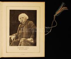 1930 Keszthely város Goldmark ünnepélye díszes emlékfüzet dombornyomott városi címerrel, zsinórfűzés...