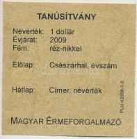 Palau 2009 1$ Cu-Ni "Csendes Óceán vadvilága / Császárhal" multicolor T:PP Tanúsítvánnyal
...