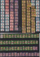 326 db szakszervezeti bélyeg berakólapokon