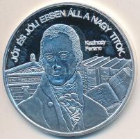 DN "Nemzetünk nagyjai - Kazinczy Ferenc" Ag emlékérem (15g/0.333/35mm) T:PP Tanúsítvánnyal