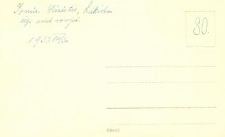 1933 Izmir, Smyrna; market place, photo