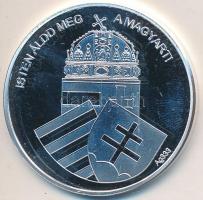 DN "Nemzetünk nagyjai - II. Rákóczi Ferenc" Ag emlékérem (15g/0.333/35mm) T:PP Tanúsítvánnyal.