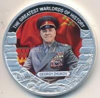 Libéria 2009. 5$ ezüstözött Cu "Nagy Hadvezérek / Georgij Zsukov" T:PP Tanúsítvánnyal.
Lib...