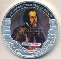 Libéria 2009. 5$ ezüstözött Cu "Nagy Hadvezérek / Hernán Cortéz" T:PP Tanúsítvánnyal.
Libe...