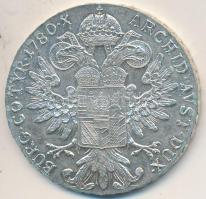 Ausztria 1780SF Tallér Ag "Mária Terézia" utánveret T:2 Austria 1780SF Thaler Ag "Maria Theresia" restrike C:XF