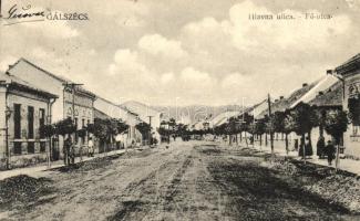 Gálszécs, Fő utca / hlavna ulica / main street