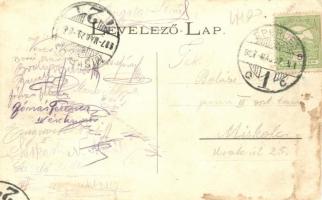 1907 Eperjes, Kerületi ifjúsági tornaverseny, Turek Gyula főgimnáziumi tanár rajza után; Földes Samu...