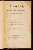 Bajesdi Vitán Sándor: Csaták Hóra követőjivel a Dévai mezőn. Segédkönyv Hóra paraszthadának históriájához. Pesten, 1825. Landerer. 30+2p. Néhány lap szélén sérült. Félvászon kötésben