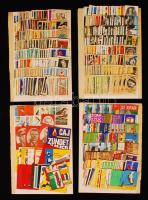 1000 db vegyes külföldi gyufacímke