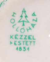 3 db Hollóházi porcelán figura, hibátlan, m: 8 és 14 cm között