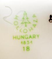 Hollóházi porcelán lány paprikával, hibátlan, jelzett, m: 26 cm