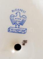 Hollóházi porcelán fésülködő lány, hibátlan, jelzett, m: 24 cm