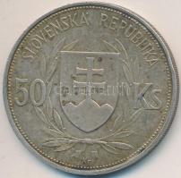Szlovákia 1944. 50K Ag "Függetlenség 5. évfordulója" T:2-,3
Slovakia 1944. 50 Korun Ag &qu...