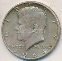 Amerikai Egyesült Államok 1964D 1/2$ Ag "Kennedy" T:2-
USA 1964D 1/2 Dollar Ag "Kenne...